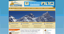 Desktop Screenshot of nepaltrekkingpass.com